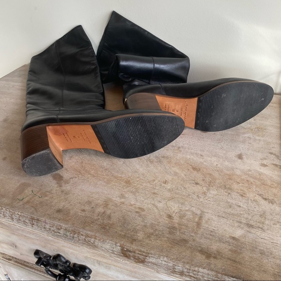 Kate Spade Mireille Tall Leather Boots/Booties black size 9 - Picture 4 of 8